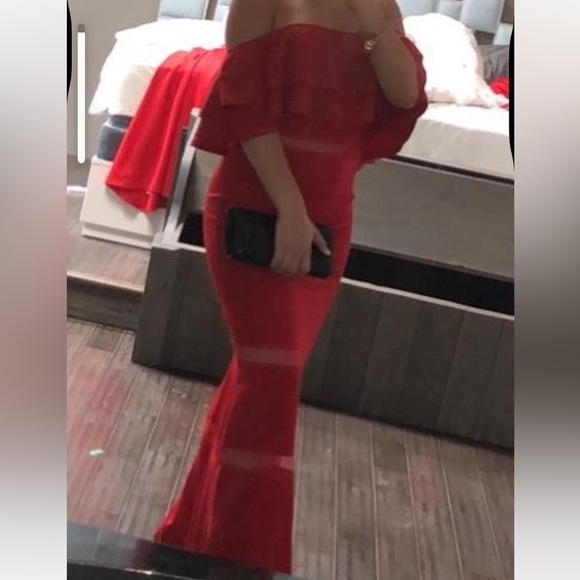 LULUS RED DRESS - Picture 2 of 4